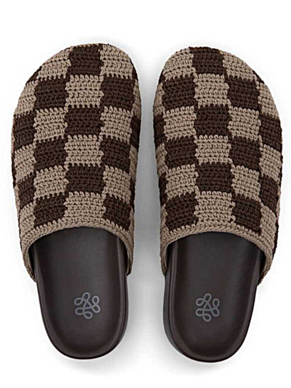 THE SAK Bolinas Clogs With Leather Footbed -Chocolate Check-